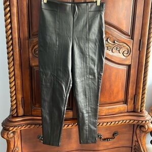 Ann Taylor Petite Leather pants- size 10